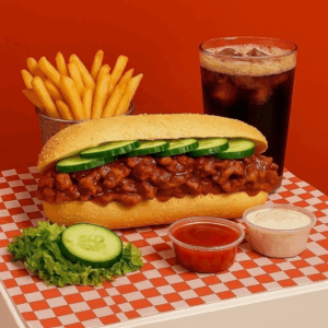 Menu Chicken Sate Sandwich