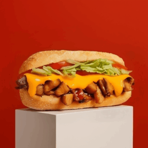 Onion Chicken Cheese Sandwich
